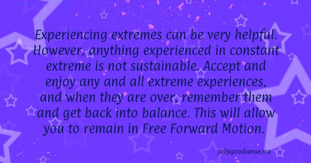 Experiencing Extremes