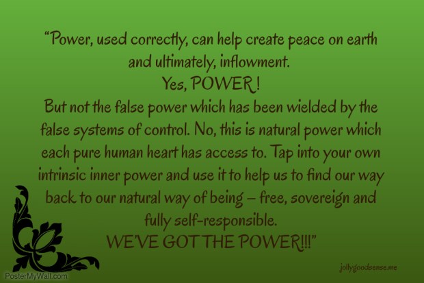 Power Used Correctly